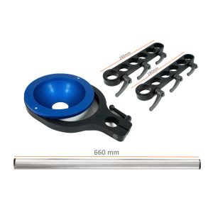 150mm half ball mount - set (blue bowl)