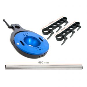 100mm half ball mount - set (blue bowl)